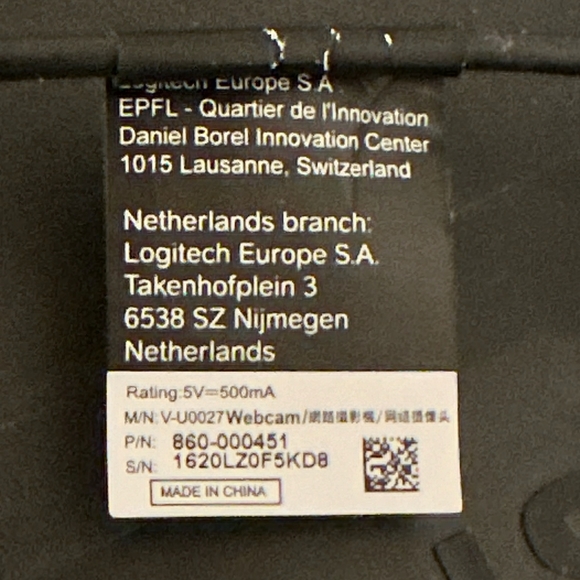 Logitech pre-owned computer webcam - Picture 2 of 4